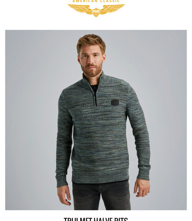 PME LEGEND Pull HALF ZIP COLORMIX PME LEGEND BEECH (8035)
