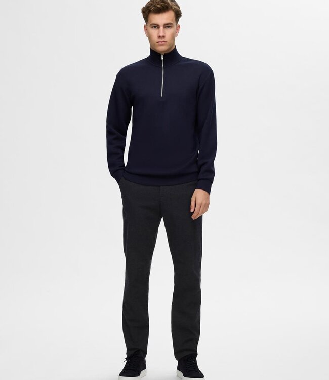 SELECTED HOMME Broek MILES 175 SELECTED HOMMES BLACK STRUCTURE