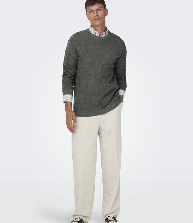 ONLY & SONS Pull KALLE Only & Sons CASTOR GREY