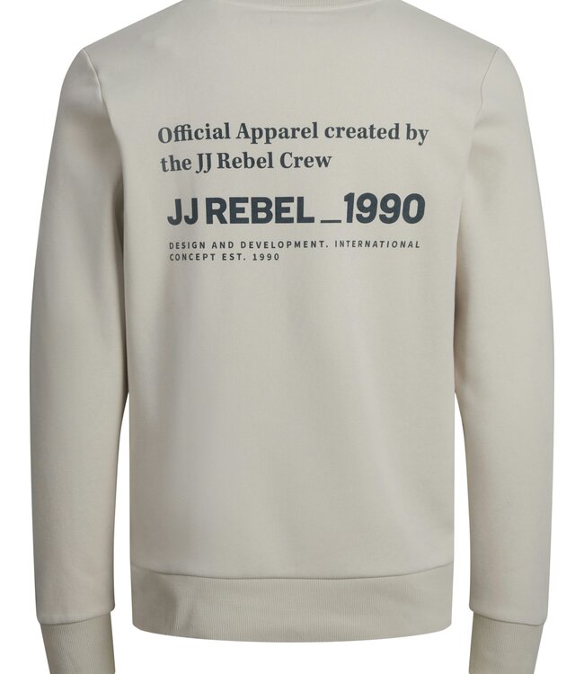 JJ REBEL Sweater LIAM REBEL MOONBEAM BACK PRINT