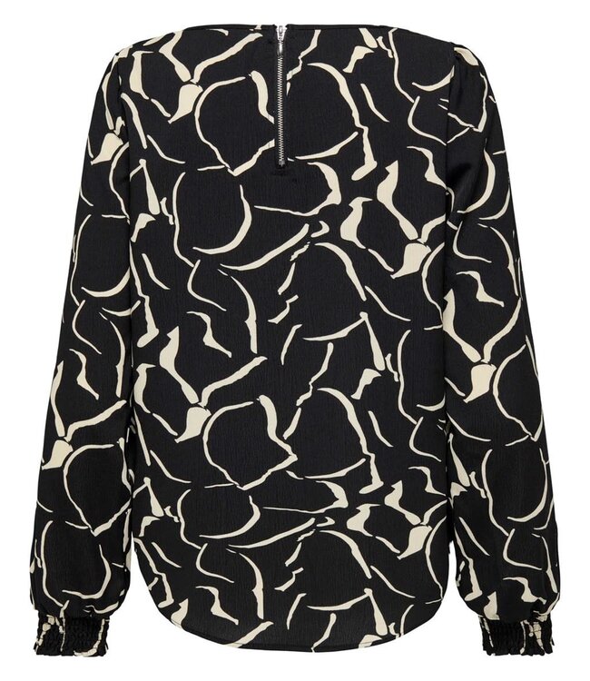 ONLY Blouse ELITE ONLY BLACK REBEL GRAPHIC