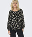 ONLY Blouse ELITE ONLY BLACK/WHITE SCARLETT