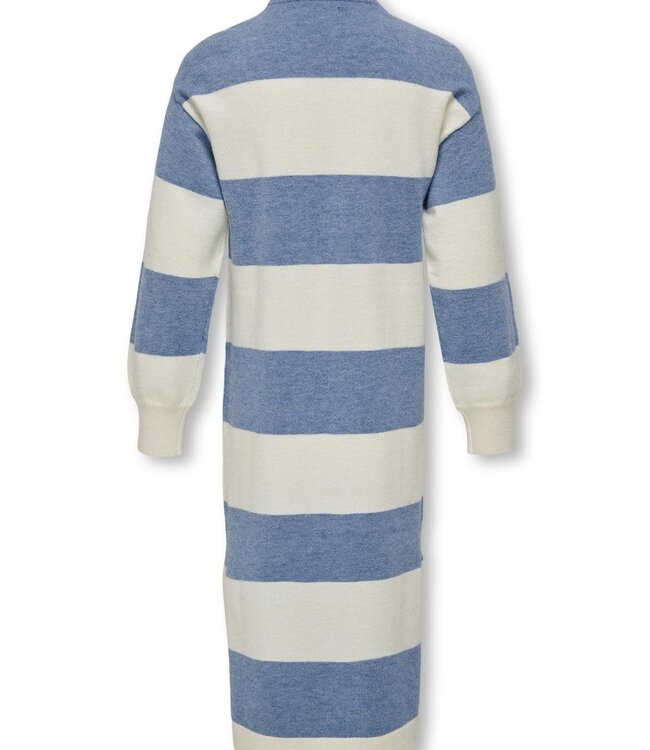 ONLY KIDS MEISJES Kleed IBI STRIPE MAXI Only Kids Meisjes WHITECAP GRAY CORONET BLUE