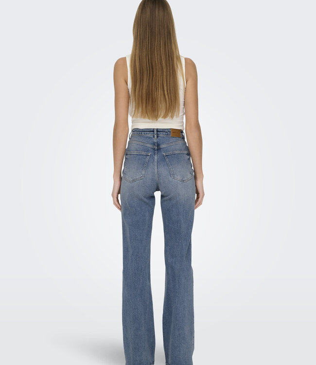 ONLY Broek Jeans JUICY FLARED ONLY MEDIUM BLUE DENIM