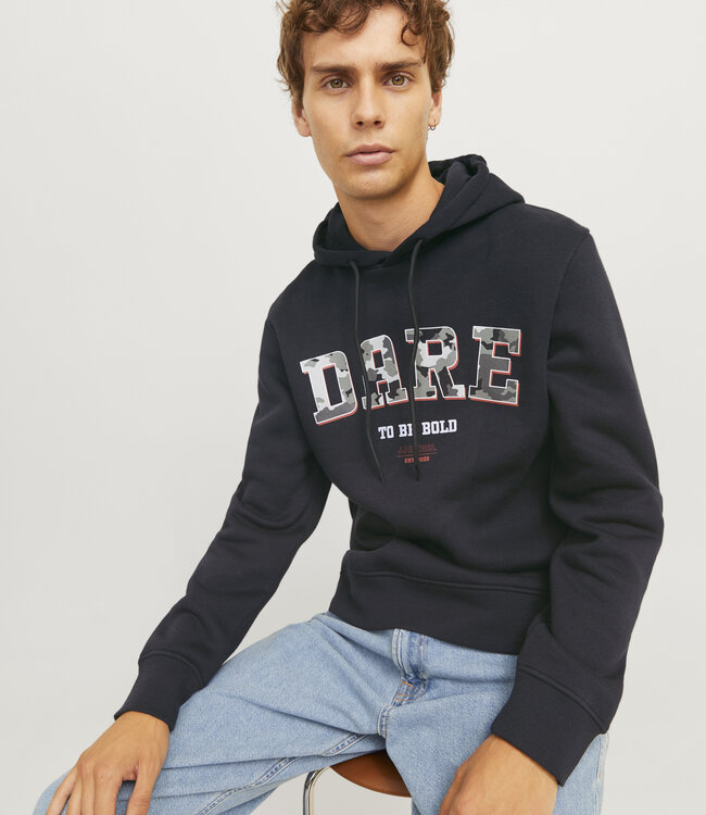 JJ REBEL Hoodie HAMILTON REBEL BLACK