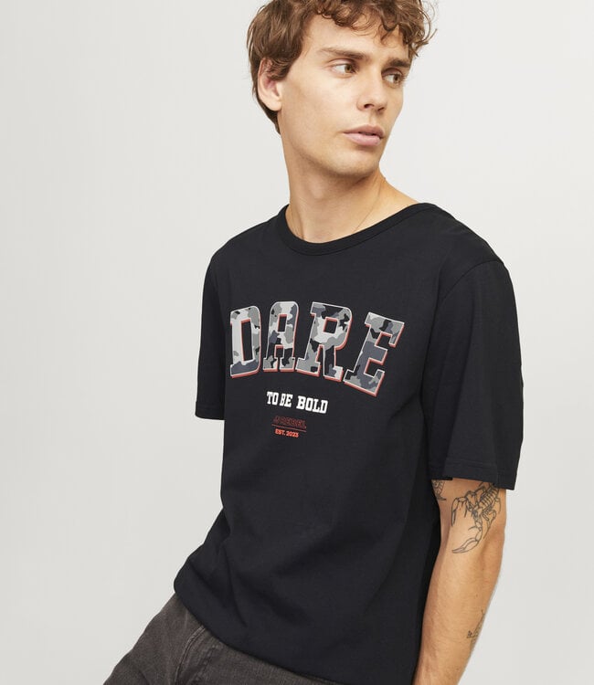 JJ REBEL T-Shirt HAMILTON REBEL BLACK