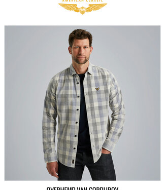 PME LEGEND Hemd CORDUROY YAMDYED CHECK PME LEGEND TRUE NAVY