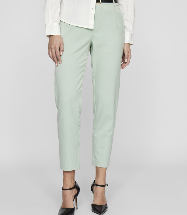 VILA Broek VARONE SLIM VILA SILT GREEN