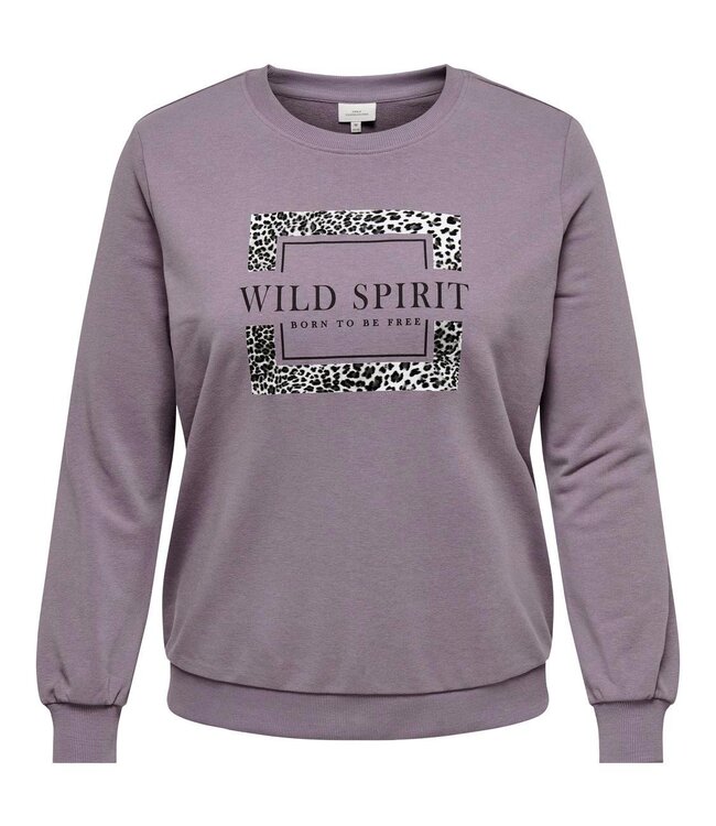 ONLY CARMAKOMA Pull RUNA O-NECK CARMAKOMA WILD LEO