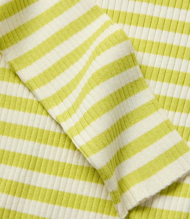 JJXX T-Shirt JODI STRIPE JJXX VANILLA ICE / PALE GREEN