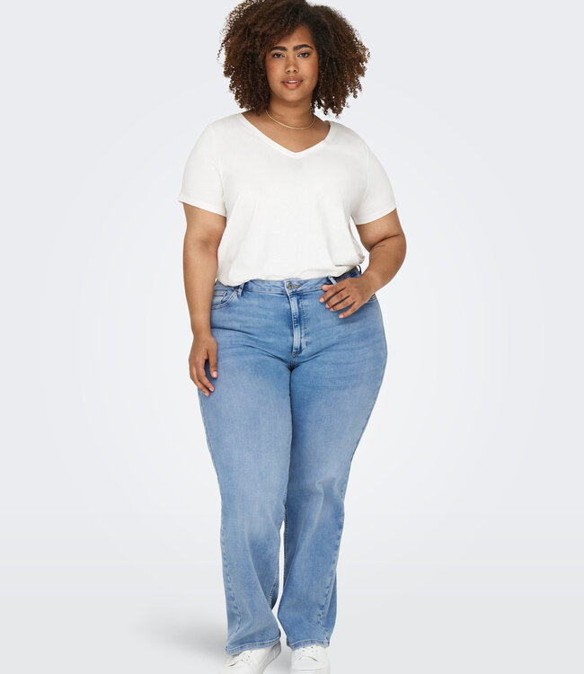 ONLY CARMAKOMA Broek Jeans WILLY WIDE  Carmakoma (NOOS) LIGHT BLUE DENIM