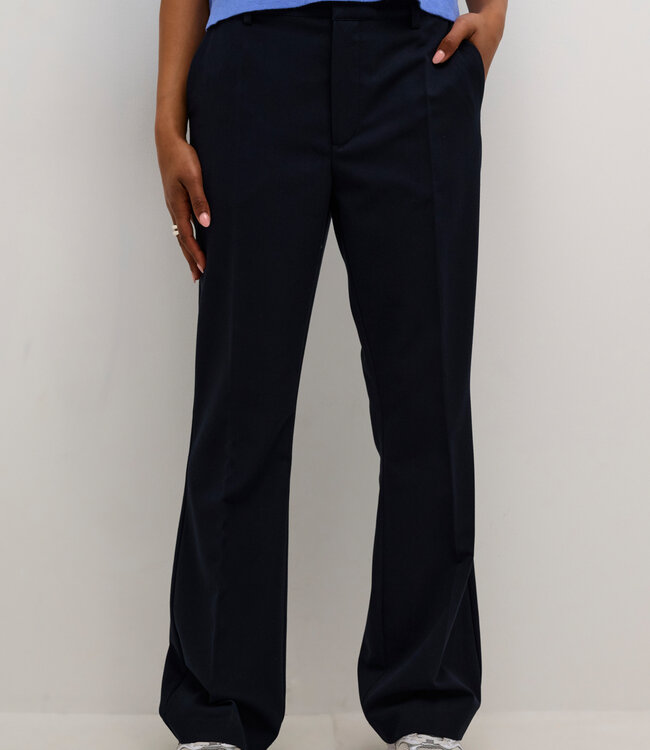 KAFFE Broek SAKURA FLARED KAFFE MIDNIGHT MARINE