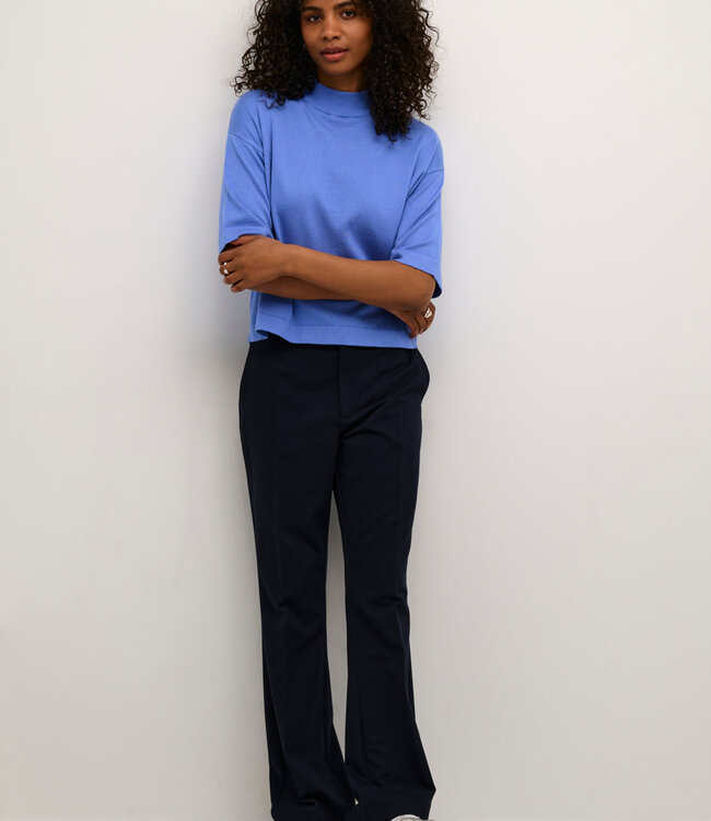 KAFFE Broek SAKURA FLARED KAFFE MIDNIGHT MARINE