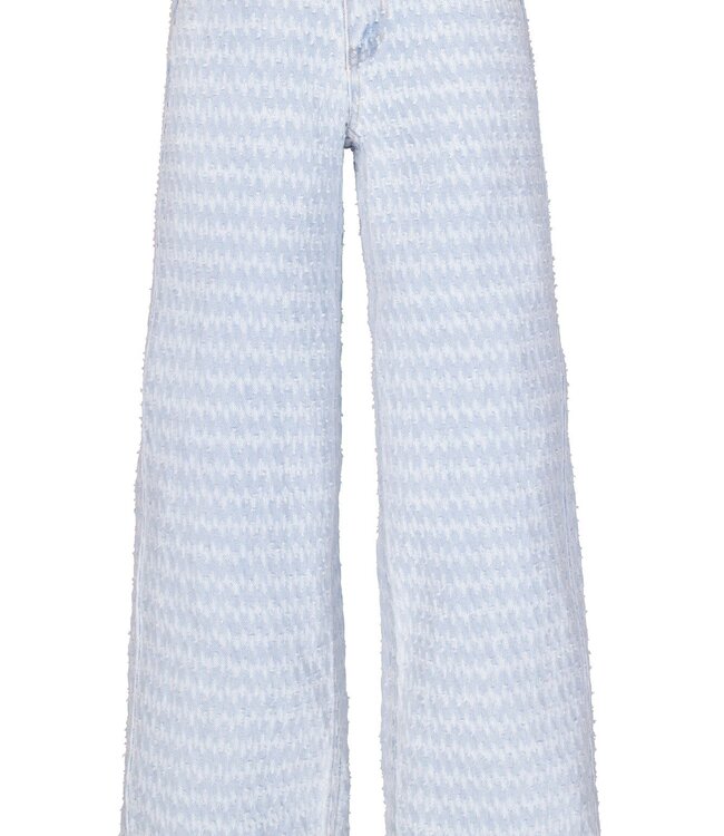 GARCIA Jeans STRUCTURE WIDE GARCIA LIGHT BLUE
