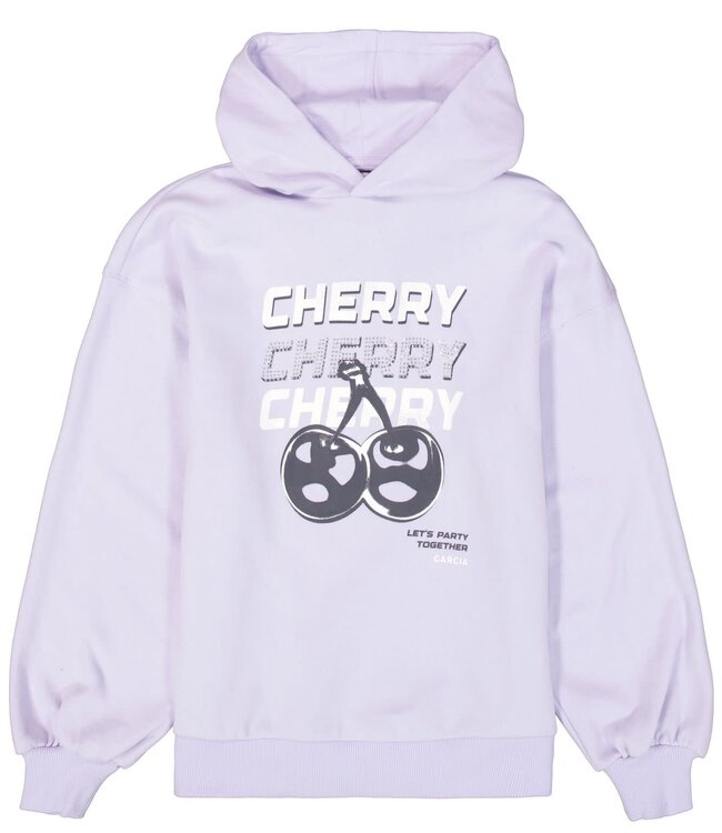 GARCIA Hoodie CHERRY, CHERRY GARCIA SWEET LILAC