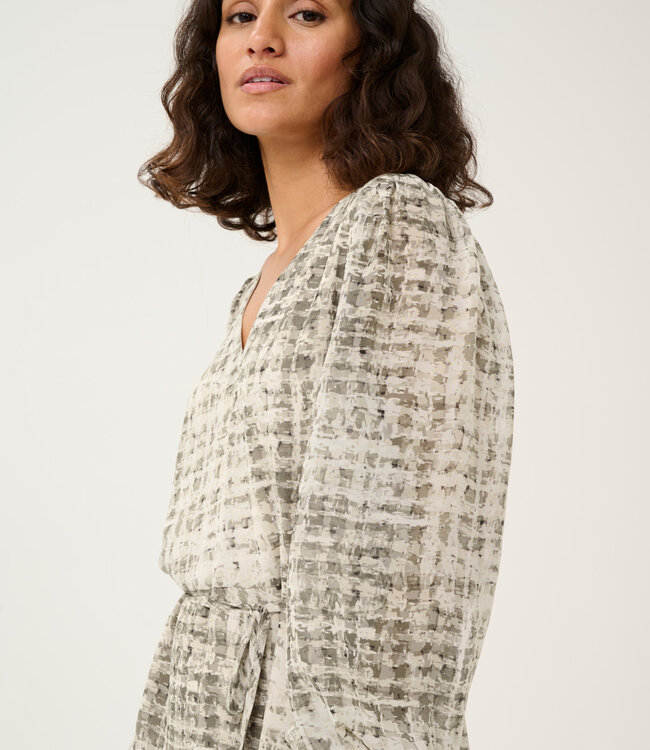 KAFFE Kleed TRINIKE KAFFE GREY TEX