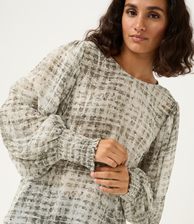 KAFFE Blouse TRINIKE KAFFE GREY TEXT