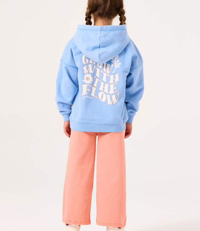 GARCIA Hoodie GROW WITH THE FLOW DELLA BLUE