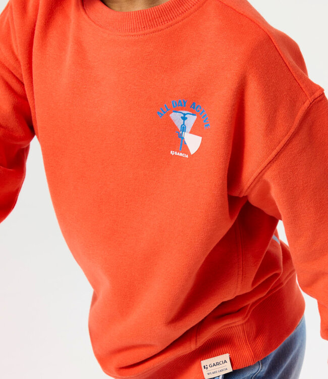 GARCIA Sweater ALL DAY ACTIVE GARCIA RED