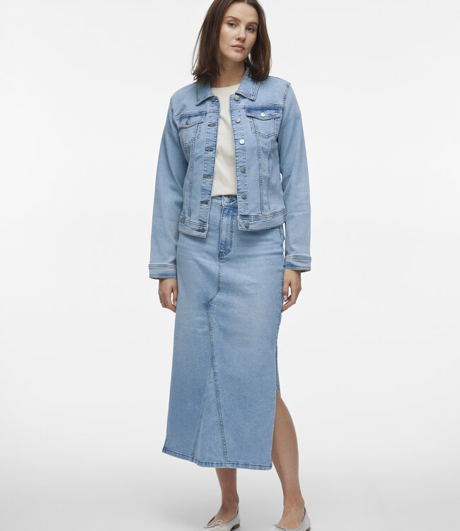 VILA Vest Jeans NUS VILA LIGHT BLUE DENIM