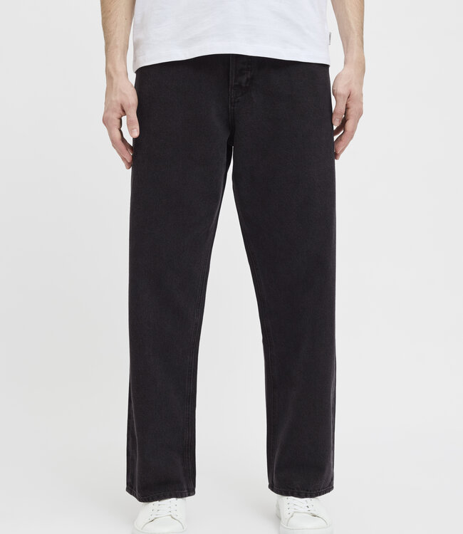 JJ REBEL Broek jeans LEO  CRAFT BAGGY FIT MF637 JJ REBEL BLACK DENIM