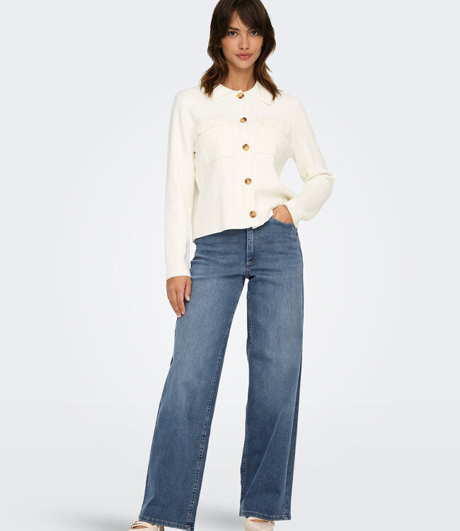 ONLY Broek MADISON WIDE ONLY SPECIAL BLUE GREY