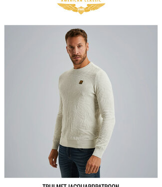 PME LEGEND Pull JACQUARD PME LEGEND BONE WHITE