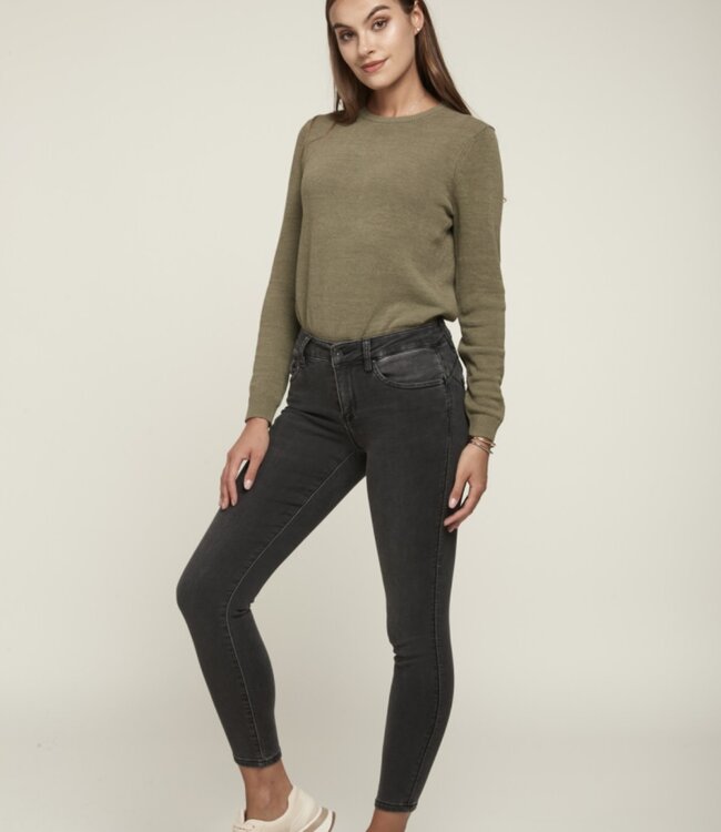 TOXIK3 Broek TOXIK3 PUSH UP L21164-15 GREY DENIM