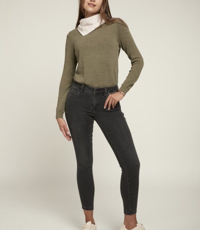 TOXIK3 Broek TOXIK3 PUSH UP L21164-15 GREY DENIM