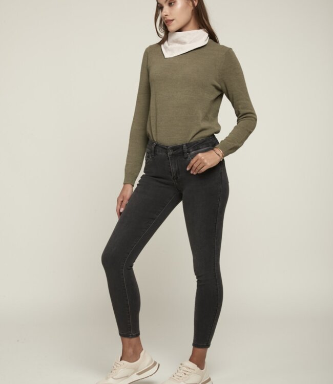 TOXIK3 Broek TOXIK3 PUSH UP L21164-15 GREY DENIM