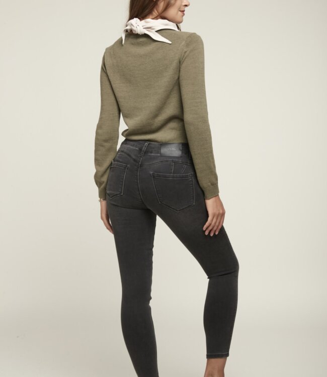 TOXIK3 Broek TOXIK3 PUSH UP L21164-15 GREY DENIM