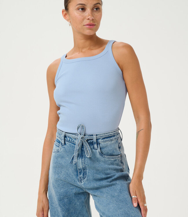 KAFFE Top CARNA KAFFE OPTICAL SOFT CHAMBRAY
