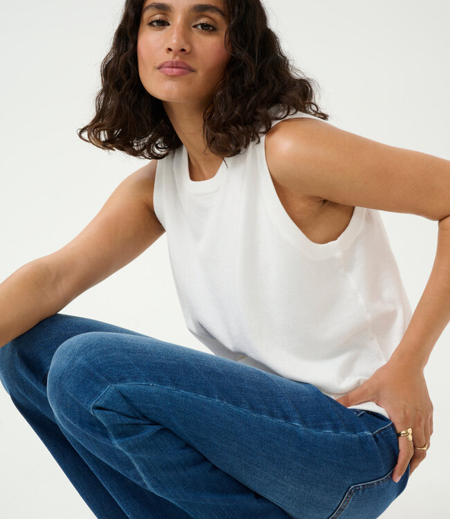 KAFFE Top LIZZA KAFFE CHALK