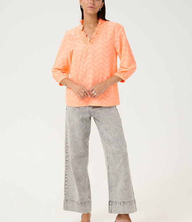 KAFFE Blouse VICTORIA KAFFE PEACH NECTAR