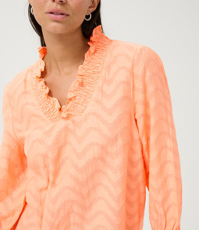 KAFFE Blouse VICTORIA KAFFE PEACH NECTAR