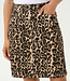 KAFFE Rok LEONORA DENIM KAFFE LEOPARD