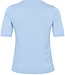KAFFE CURVE Pull LIZZY V-NECK KAFFE CURVE SOFT CHAMBRAY