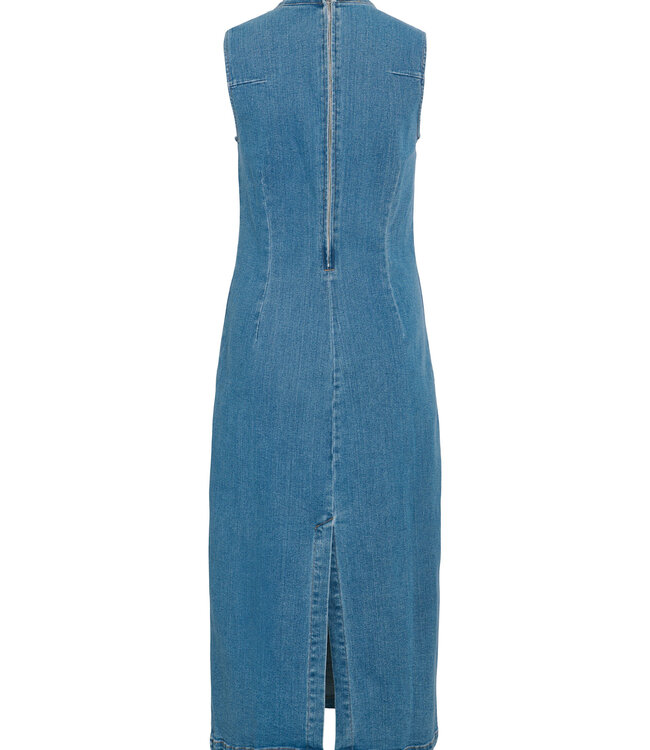 VILA Kleed WINONA JEANS VILA MEDIUM BLUE DENIM