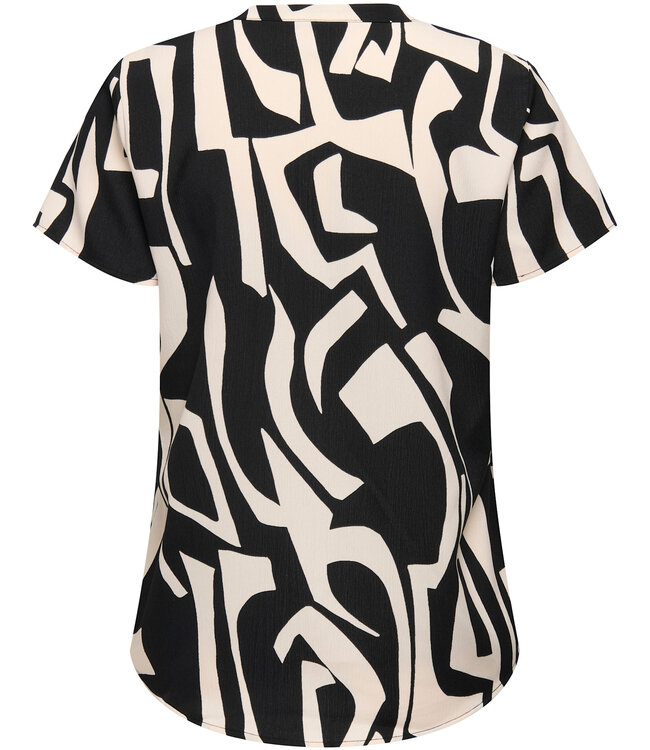 ONLY Blouse ELITE V-NECK ONLY BLACK VENDOME GEO