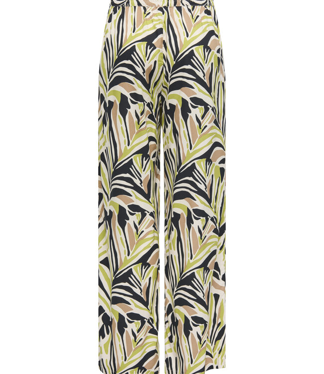JDY Broek NILE WIDE PANT JDY TAPIOCA & MOSS PALM