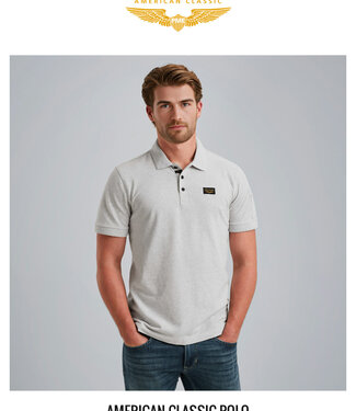 PME LEGEND Polo TRACKWAY PME Legend LIGHT GREY MELEE
