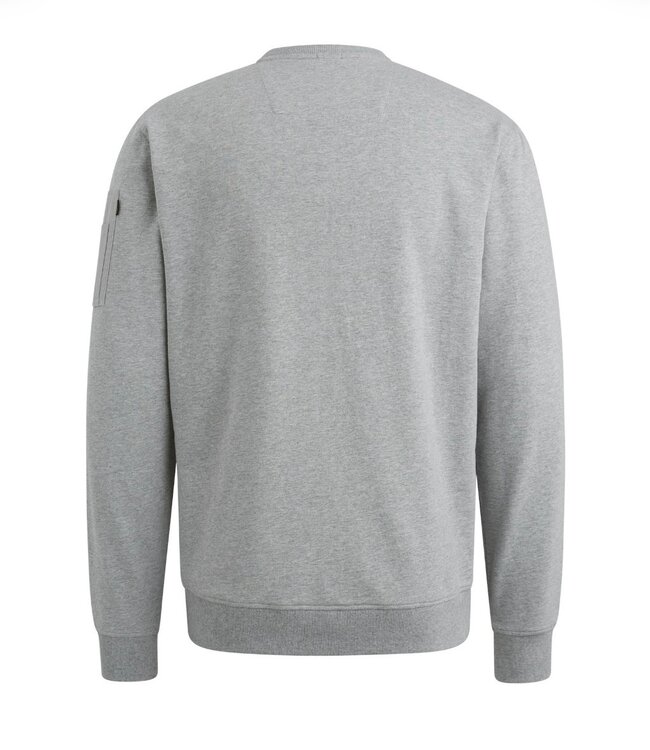 PME LEGEND Pull  Sweater AIRSTRIP PME Legend LIGHT GREY MELEE