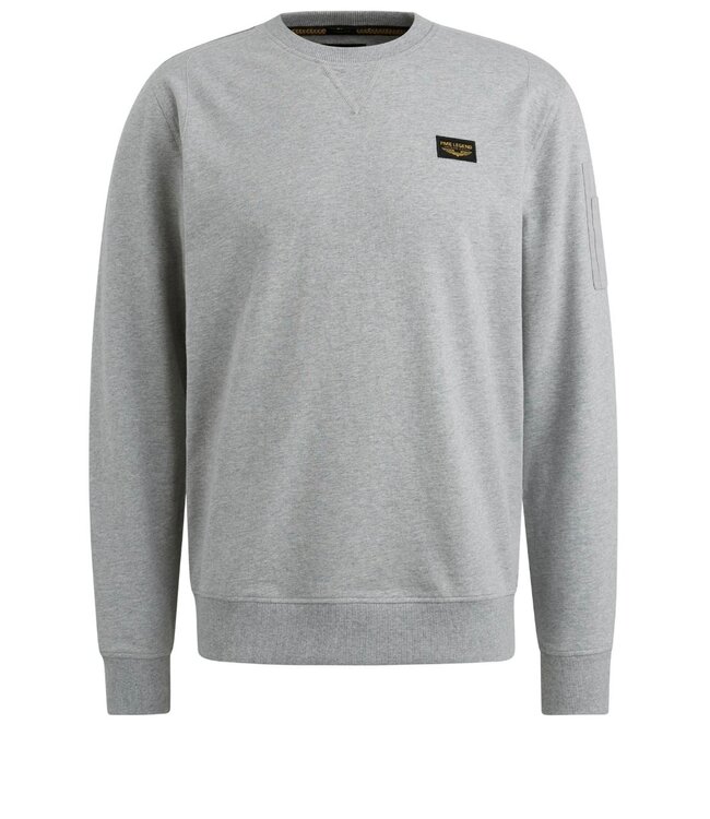 PME LEGEND Pull  Sweater AIRSTRIP PME Legend LIGHT GREY MELEE