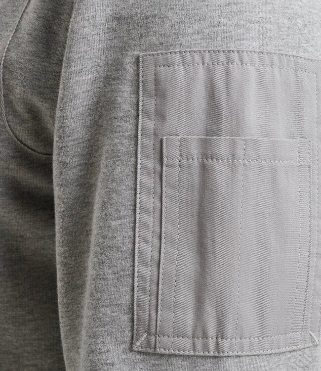 PME LEGEND Pull  Sweater AIRSTRIP PME Legend LIGHT GREY MELEE