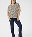 KAFFE CURVE Blouse MELLA KAFFE CURVE BLACK SAND GRAPHIC