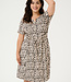 KAFFE CURVE Kleed MELLA KAFFE CURVE BLACK SAND GRAPHIC