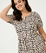 KAFFE CURVE Kleed MELLA KAFFE CURVE BLACK SAND GRAPHIC