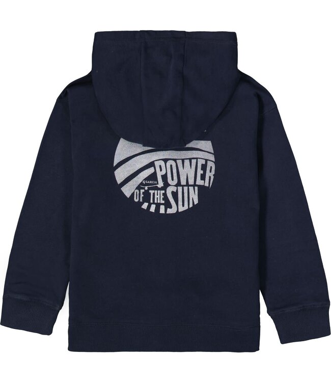 GARCIA Vest HOODIE CARDIGAN GARCIA MINI BOYS DARK MOON