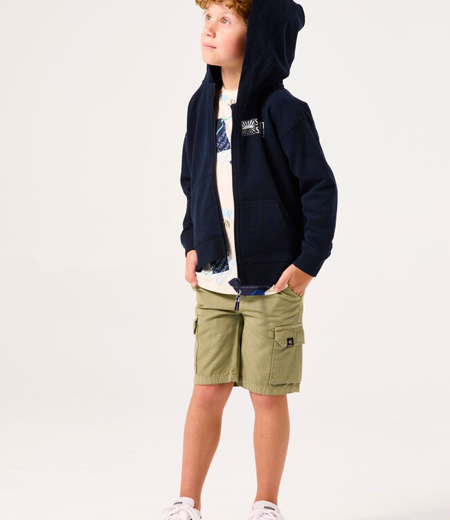 GARCIA Vest HOODIE CARDIGAN GARCIA MINI BOYS DARK MOON