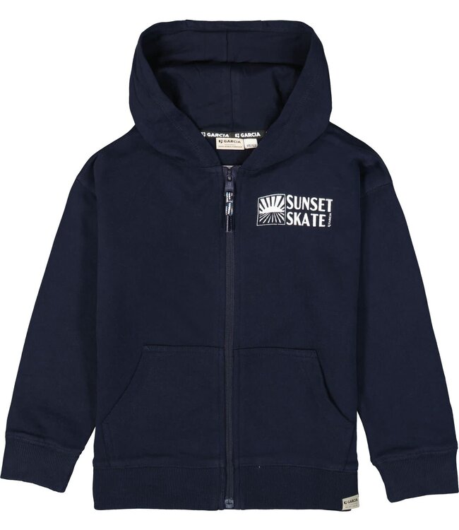 GARCIA Vest HOODIE CARDIGAN GARCIA MINI BOYS DARK MOON